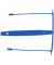 KF02282 Aktenbinder E-Clip 8cm blau
