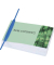 KF02282 Aktenbinder E-Clip 8cm blau