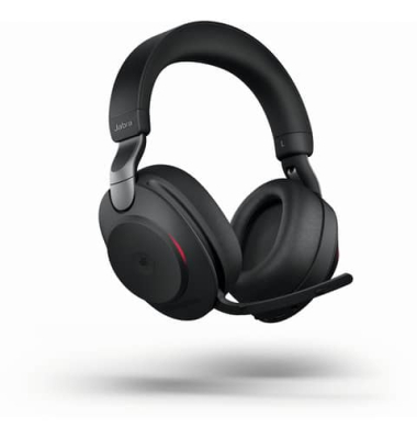 Headset, m.Station, Evolve2 85 MS, Duo, USB A/3,5mm-Klinke, schwarz