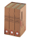 Archivordner 4098-25, A4, braun, Karton