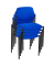 Besucherstühle blau STYL BLACK C 6 4ER