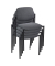 Besucherstühle anthrazit STYL BLACK C-38 4ER