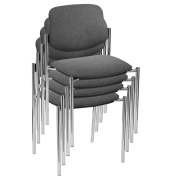 Besucherstühle anthrazit STYL CHROM C-38 4ER