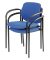 Besucherstühle blau STYL 4L-ARM-BL C6 GB 2ER
