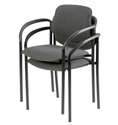 Besucherstühle anthrazit STYL 4L-ARM-BL C38 GB 2ER