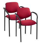 Besucherstühle rot STYL 4L-ARM-BL C29 GB 2ER
