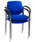 Besucherstühle blau STYL ARM CHROM C-06 2ER PAK 2ER