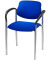Besucherstühle blau STYL ARM CHROM C-06 2ER PAK 2ER