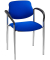 Besucherstühle blau STYL ARM CHROM C-06 2ER PAK 2ER