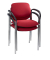Besucherstühle rot STYL ARM CHROM C-29 2ER