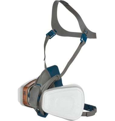 Atemschutzmaske 6502QLPRO blau/grau FFA2-P3 mit Ausatemventil