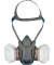 Atemschutzmaske 6502QLPRO blau/grau FFA2-P3 mit Ausatemventil
