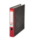 Ordner 36062, A4 50mm schmal Karton Wolkenmarmor rot