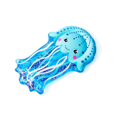 Baby Qualle Luftmatratze blau