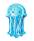 Baby Qualle Luftmatratze blau