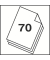 Blockhefter HD70 21281406 schwarz bis 70 Blatt für 23/6  23/8  23/10  9/8 + 9/10