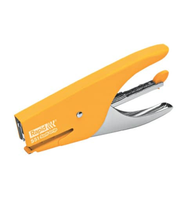 Heftzange S51 Supreme Softgrip 10538743 gelb bis 12 Blatt für 21/4