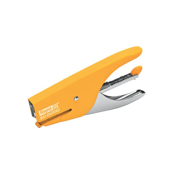 7313465387436 - Heftzange S51 Supreme Softgrip 10538743 gelb bis 12 Blatt für 21 4 7313465387436 Rapid