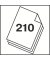Blockhefter HD210 silber bis 210 Blatt für 23/8  23/10  23/12  23/14  23/15  23/17  23/20  23/24  9/8  9/10  9/12  9/14  9/17  