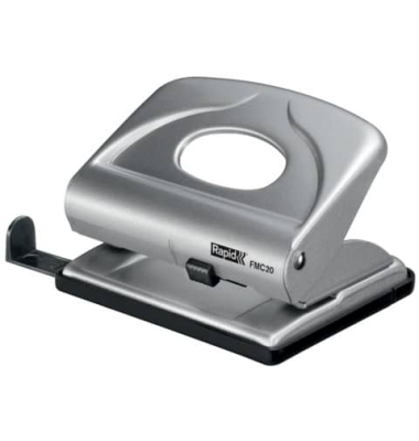 Locher Fashion FMC20 21835402 silber bis 2mm 20 Blatt mit Anschlagschiene