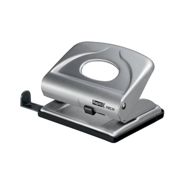 7313468354022 - Bürolocher Fashion FMC20 21835402 brillantsilber bis 2mm 20 Blatt mit Anschlagschiene 7313468354022 Rapid