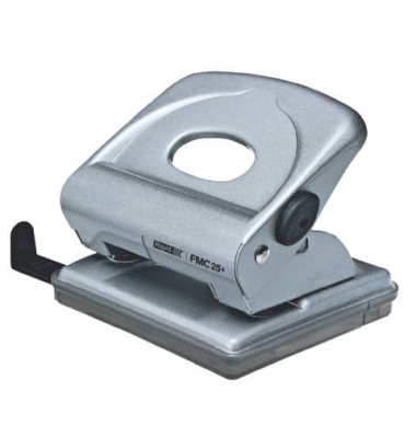 Locher FMC25+ 21835502 silber bis 3mm 30 Blatt mit Anschlagschiene