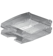 Briefablage Trend 1701626400 A4 / C4 transparent Kunststoff staplebar