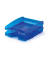 Briefablage Trend 1701626540 A4 / C4 blau-transparent Kunststoff staplebar