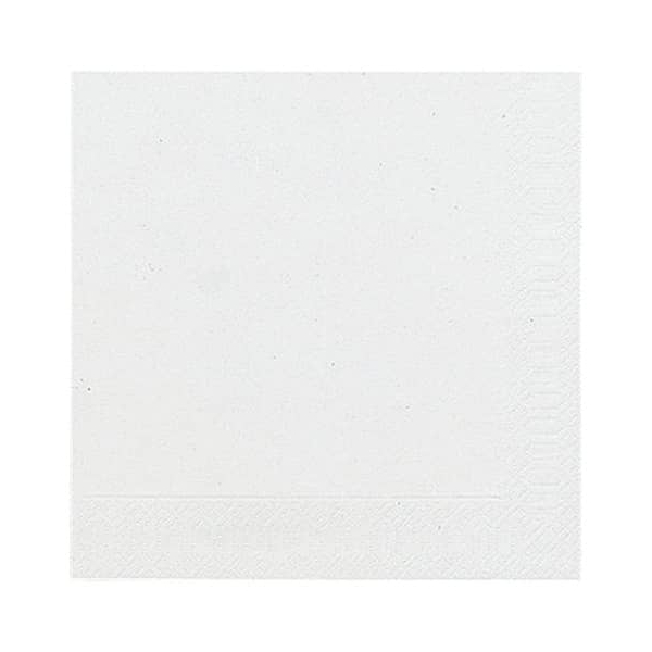 Duni Servietten 104030, weiß / Uni, 3-lagig, 33x33cm 7321011040308 Duni 20 Stück