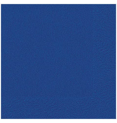 Servietten 104052, dunkelblau / Uni, 3-lagig, 33x33cm