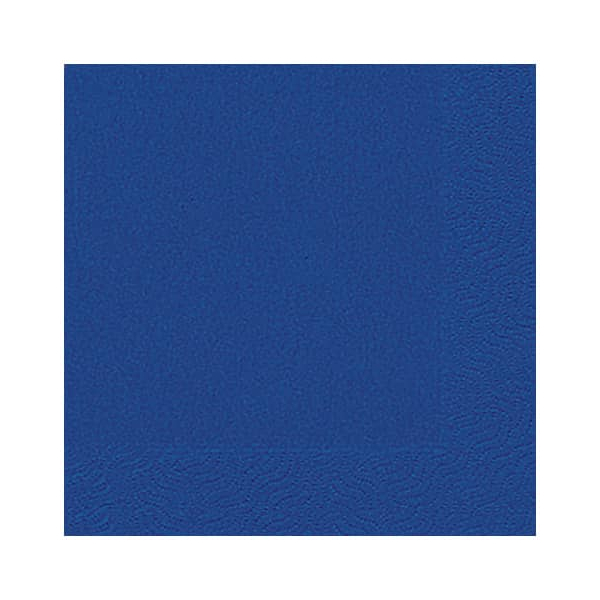 Duni Servietten 104052, dunkelblau / Uni, 3-lagig, 33x33cm 7321011040520 Duni 20 Stück