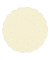 Tassenuntersetzer &Oslash; 7,5cm creme Zelltuch