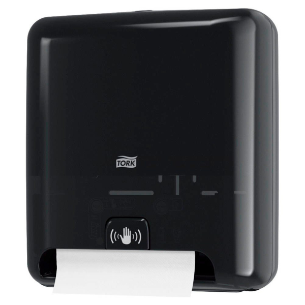 7322540348996 - Tork® Handtuchspender Matic® 551108 für Tork® Rollenhandtücher Handtuchlänge einstellbar Füllstandanzeige schwarz