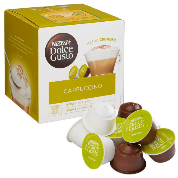 7613036306294 - Kapsel Dolce Gusto? CAPPUCCINO ergibt 240ml 8x25g 7613036306294 186 Gramm 7613036306294 - Kapsel Dolce Gusto? CAPPUCCINO ergibt 240ml 8x25g 7613036306294 186 Gramm