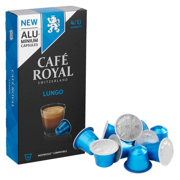 7617014161530 - CAFÉ ROYAL Lungo Kaffeekapseln Arabicabohnen 10 Portionen 7617014161530 - CAFÉ ROYAL Lungo Kaffeekapseln Arabicabohnen 10 Portionen