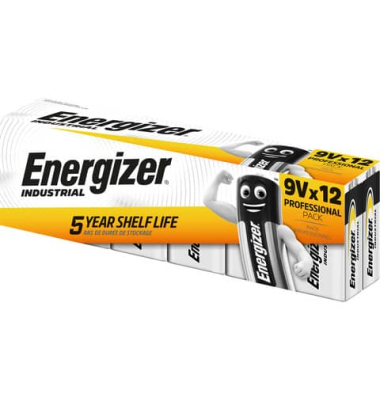Batterie Industrial E-Block / 6LR61 / 9V-Block
