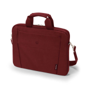 Laptoptasche Slim Case BASE Kunstfaser rot