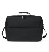 Laptoptasche Clamshell Kunstfaser schwarz