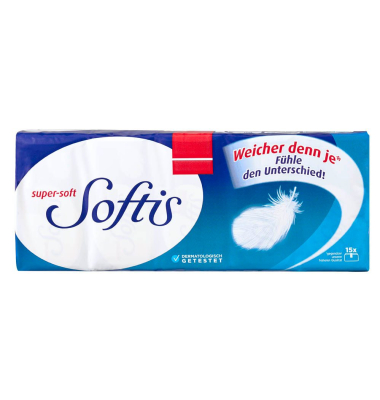 Taschent&uuml;cher 340931, Klassik, 4-lagig, 20,5 x 21cm