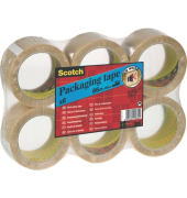 Packband 6890T386, 38mm x 66m, PVC, handabreißbar, leise abrollbar, transparent