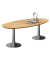 Konferenztisch Idea+ IDTR240 FA A, 74cm (H), 240x110cm (BxT), oval, buche / silber