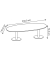Konferenztisch Idea+ IDTR240 FA A, 74cm (H), 240x110cm (BxT), oval, buche / silber