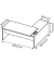 Schreibtischkombination T45 T4MCS180/NONOSZ, 74cm (H), 200x194cm (BxT), L-Form, nussbaum / nussbaum