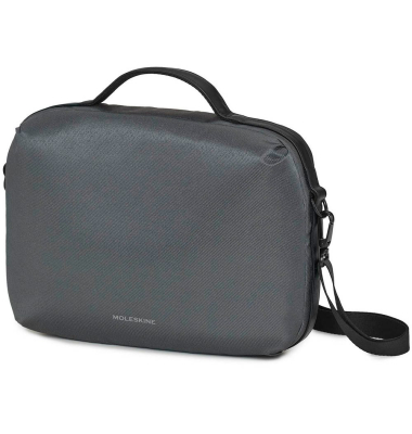 Laptoptasche Kunstfaser grau