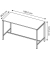 Konferenztisch Creo CRTR0160/33KE, 107cm (H), 160x80cm (BxT), 4 Personen, rechteckig, weiß / weiß
