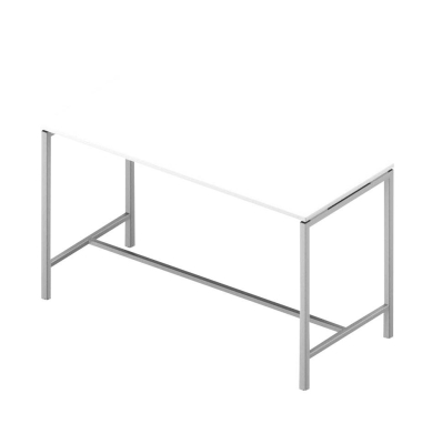 Stehtisch Creo CRTR0180/33KE 107cm (H), 180x80cm (BxT), rechteckig, weiß / weiß