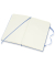 Notizbuch 850826, Classic Collection fester Einband, blau, A5, blanko, 70g, 120 Blatt / 240 Seiten