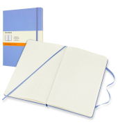 Notizbuch 850833, Classic Collection fester Einband, blau, A4, liniert, 70g, 96 Blatt / 192 Seiten