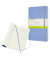 Notizbuch 850949, Classic Collection flexibler Einband, blau, A5, blanko, 70g, 120 Blatt / 240 Seiten