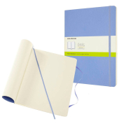 Notizbuch 850963, Classic Collection flexibler Einband, blau, A4, blanko, 70g, 96 Blatt / 192 Seiten